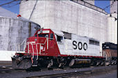 SOO SD40-2 6601 (01.09.1985, Kansas City Area)