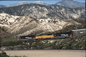 SP SD70M 9824 (08.05.1997, Cajon, CA, mit UP 6103 und SP 9800)