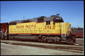 UP GP38-2  596:3 (23.01.2005, Van Buren, AR)