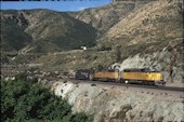 UP SD40-2 3454 (04.05.1997, Blue Cut, CA)