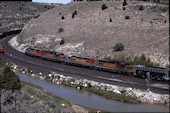 UTAH SD40 9007 (06.06.1996, Kyune, UT, mit 9012 9004 9008)